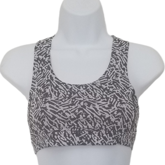 Lululemon Splatter Print Halter Swim Top/ Sports Bra. - Picture 5 of 5